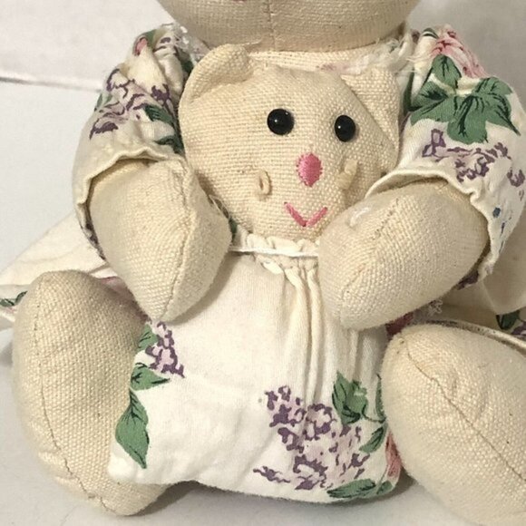 Cat Mom with Kitten Plush Toy Stuffed Animal 9.5” - Picture 4 of 9